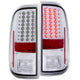 ANZO 2008-2015 Ford F-250 LED Taillights Chrome - Mammoth Racing -