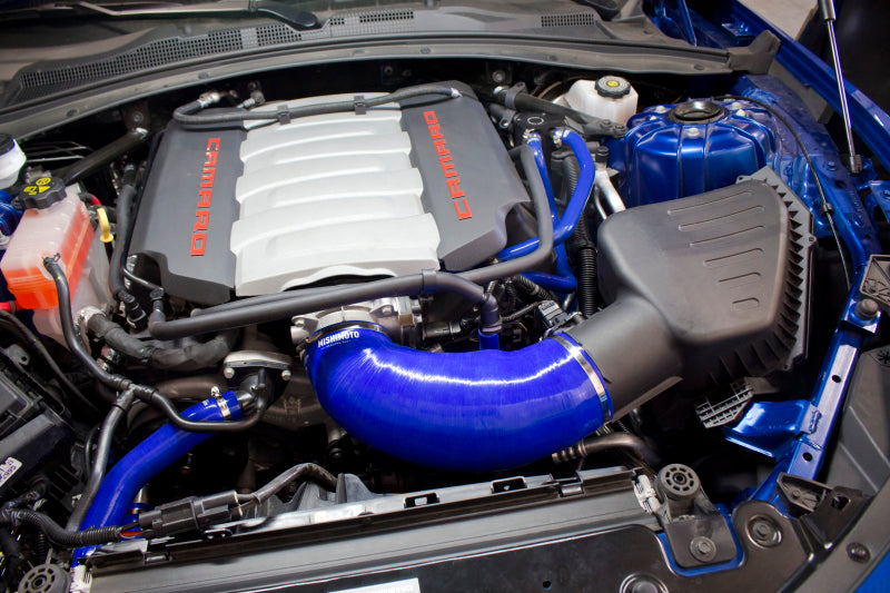 Mishimoto 2016+ Chevrolet Camaro SS Silicone Induction Hose - Blue - Mammoth Racing -