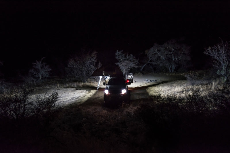 KC HiLiTES C-Series C2 LED 2in. Backup Area Flood Light 20w (Pair Pack System) - Black - Mammoth Racing -