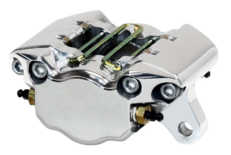 Wilwood Caliper-Polished Dynapro Single 3.75in Mount 1.75in Pistons .19in Disc Long Piston - Mammoth Racing -