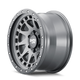 Dirty Life 9311 Enigma Pro 17x9/8x170 BP/-12mm Offset/130.8mm Hub Satin Graphite Wheel - Beadlock - Mammoth Racing -