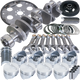 Eagle Chevrolet 350 Balanced 1Pc Rear Seal Rotating Assembly Kit .040 Bore Dome 153 Tooth Flex Plate - Mammoth Racing -