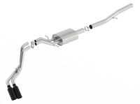 Borla 14+ Chevy Silverad1500 EC STD/CC Short 143.5in WB ATAK Cat-Back Exhaust w/ Black Chrome Tip - My Store