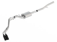 Borla 14+ Chevy Silverad1500 EC STD/CC Short 143.5in WB ATAK Cat-Back Exhaust w/ Black Chrome Tip - Mammoth Racing -