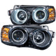 ANZO 2012-2015 Chevrolet Sonic Projector Headlights w/ Halo Black (CCFL) - My Store