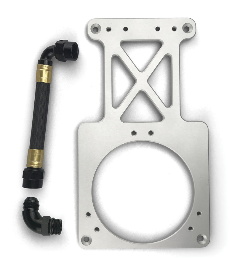 Fuelab Fuel Surge Tank Upgrade Kit (Bracket/Hardware/Hose Assembly/90 Degree Fitting) - 290mm System - Mammoth Racing -