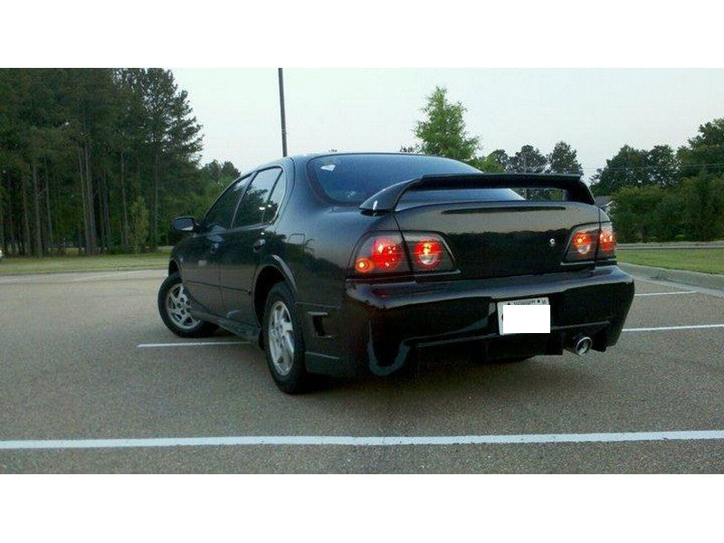 Spyder Nissan Maxima 97-99 Euro Style Tail Lights Black ALT-YD-NM97-BK - Mammoth Racing -