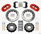 Wilwood Narrow Superlite 6R Front Hat Kit 12.88in Drilled Red 84-87 Corvette C4 - Mammoth Racing -