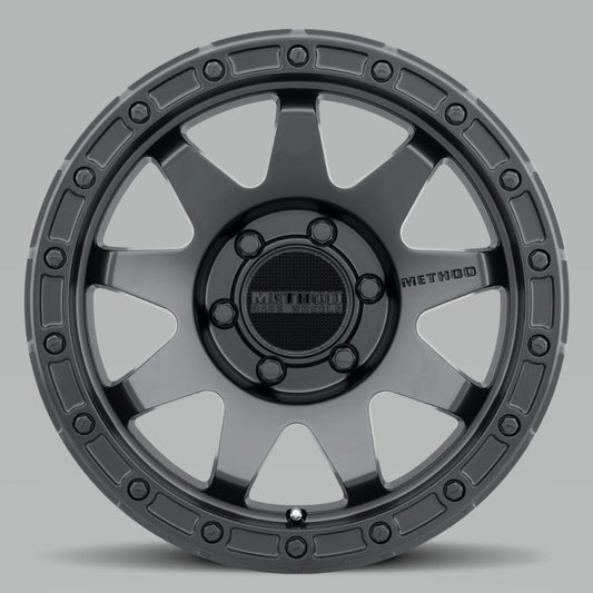 Method Mr317 20x9 0mm Offset 6x5.5 106.25mm CB Matte Black Wheel - Mammoth Racing -