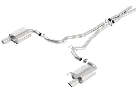 Borla S-Type Cat-Back 15-17 Ford Mustang GT 5.0L V8 MT/AT 2.5in pipe 4in tip - My Store