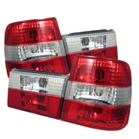 Spyder BMW E34 5-Series 88-95 Euro Style Tail Lights Red Clear ALT-YD-BE3488-RC - Mammoth Racing -