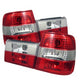 Spyder BMW E34 5-Series 88-95 Euro Style Tail Lights Red Clear ALT-YD-BE3488-RC - Mammoth Racing -