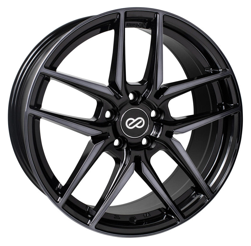 Enkei Icon 18x8 40mm Offset 5x108 72.6mm Bore Pearl Black Wheel - Mammoth Racing -