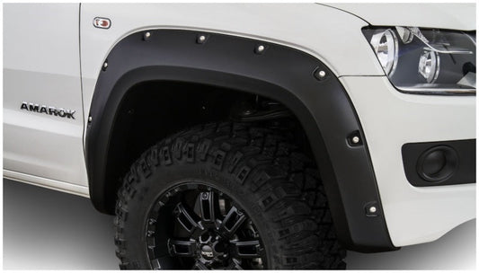 Bushwacker 17-18 Volkswagen Amarok Pocket Style Flares 4pc Diesel 61.2in Bed - Black - My Store
