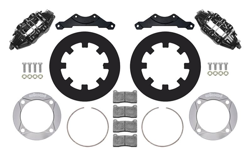 Wilwood 2014+ Polaris RZR XP 1000 Rear Kit 11.25in - Black - My Store
