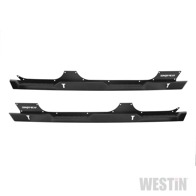 Westin/Snyper 07-17 Jeep Wrangler Unlimited Rock Slider Steps - Textured Black - Mammoth Racing -