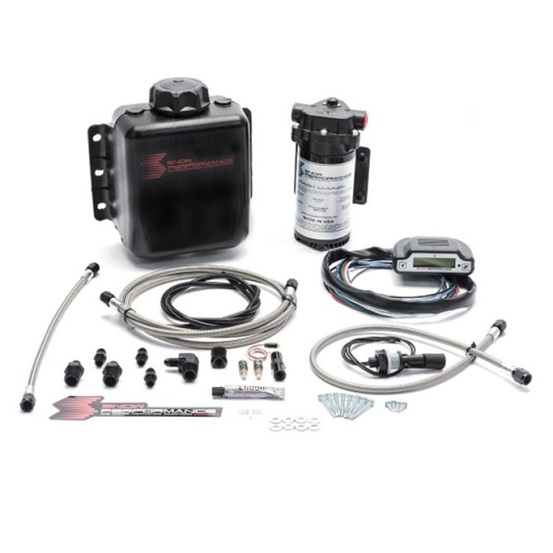 Snow Performance Stg 3 Boost Cooler DI 2D MAP Prog. Water Injection Kit (SS Braided Line & 4AN) - My Store