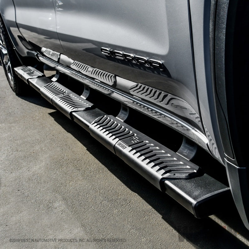 Westin 2019 Chevrolet Silverado/Sierra 1500 Crew Cab (6.5ft) R5 Modular Nerf Step Bars - Black - Mammoth Racing -