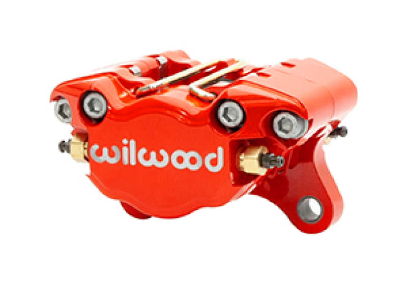 Wilwood Caliper-Dynapro Single 3.75in Mount 1.38in Pistons .38in Disc - Red - Mammoth Racing -