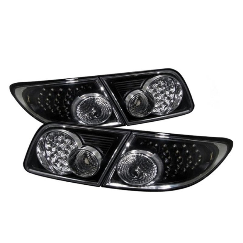 xTune Mazda 6 03-08 4/5DR (Not Fit Wagon) LED Tail Lights - Black (ALT-ON-M603-LED-BK) - Mammoth Racing -