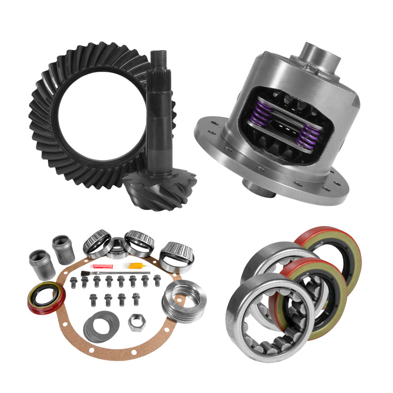 Yukon 8.875in GM 12T 3.42 Rear Ring & Pinion Install Kit 30 Spline Positraction Axle Bearings - My Store