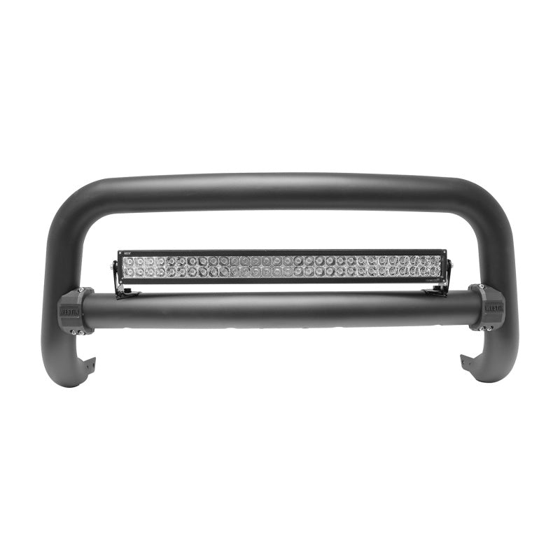 Westin 2010-2018 Ram 2500/3500 Contour 3.5in Bull Bar - Textured Black - Mammoth Racing -