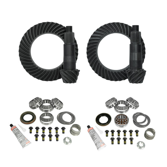 Yukon Gear & Install Kit Package for Jeep Rubicon JL/JT w/D44 Front & Rear in a 4.88 Ratio - Mammoth Racing -