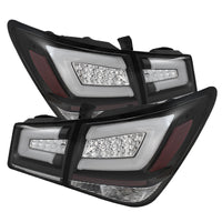 Spyder Chevy Cruze 2011-2014 Light Bar LED Tail Lights Black ALT-YD-CCRZ11-LBLED-BK - Mammoth Racing -