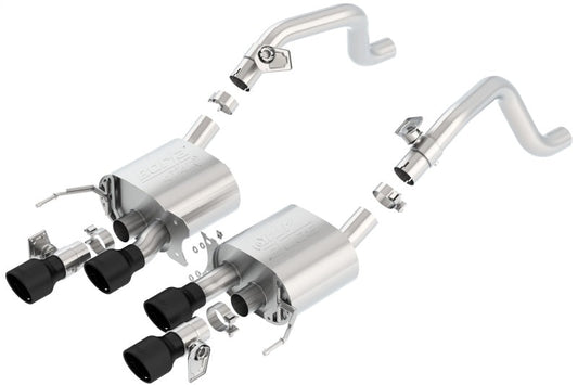 Borla 14-18 C7 Corvette Stingray Axle-Back ATAK Exhaust 2.75in To Muffler Dual 2.75in Out 4.25in Tip - My Store