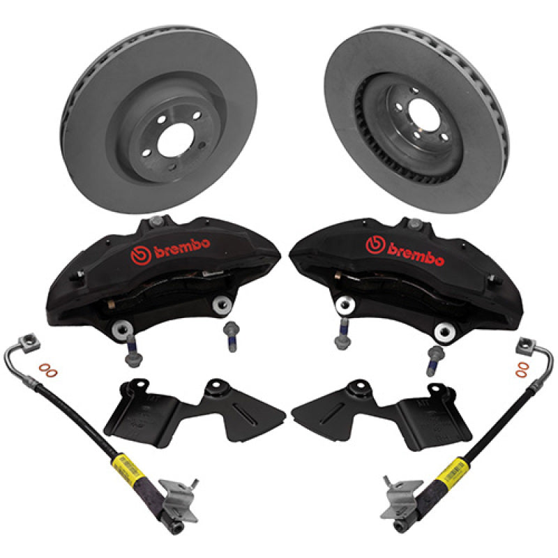 Ford Racing 2015-2016 Mustang Performance Pack 6 Piston Front Brake Upgrade Kit - Mammoth Racing -