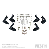 Westin/HDX Stainless 15-18 Ford F-150 SC/17-18 F-250/F-350 CC Drop Nerf Step Bars - Textured Black - Mammoth Racing -