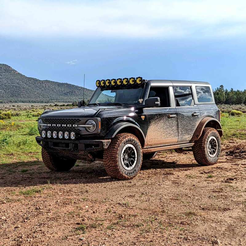 KC HiLiTES 21+ Ford Bronco 39in. Gravity LED Pro6 Light Bar Kit Front Bumper - Mammoth Racing -