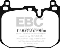 EBC 2015+ Mini Cooper John Cooper Works Redstuff Front Brake Pads - My Store