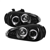 Spyder Mazda MX3 92-96 Projector Headlights LED Halo LED Black High H1 Low H1 PRO-YD-MMX392-HL-BK - Mammoth Racing -