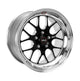 Weld S77 17x8 / 5x4.75 BP / 5.8in. BS Black Wheel (Medium Pad) - Non-Beadlock - Mammoth Racing -