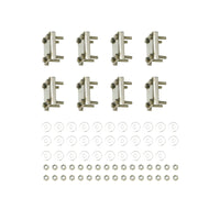 Westin Premier 4 Oval Nerf Step Bars 85 in - Stainless Steel - Mammoth Racing -