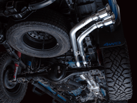 AWE 16-22 Toyota Tacoma 0FG Catback Exhaust w/ BashGuard - Dual Chrome Silver Tips - My Store