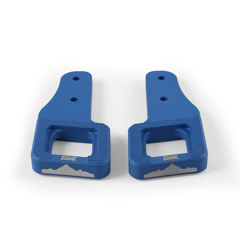 Mishimoto 2017+ Ford Raptor / 2009+ Ford F150 Borne Off-Road Billet Tow Hooks - Blue - Mammoth Racing -