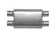 Gibson CFT Superflow Dual/Dual Oval Muffler - 4x9x13in/3in Inlet/3in Outlet - Stainless - Mammoth Racing -