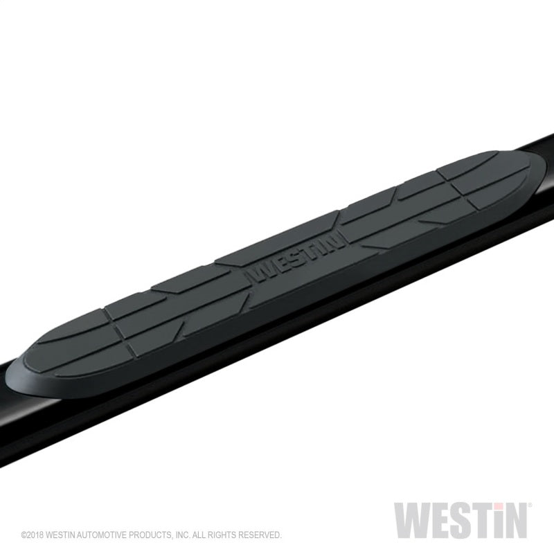 Westin Premier 4 Oval Nerf Step Bars - 85 in - Black - Mammoth Racing -