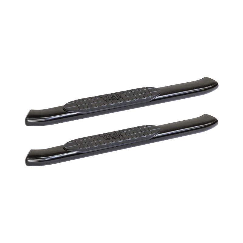 Westin 2014-2018 Chevy Silverado 1500 Reg Cab PRO TRAXX 5 Oval Nerf Step Bars - Black - Mammoth Racing -