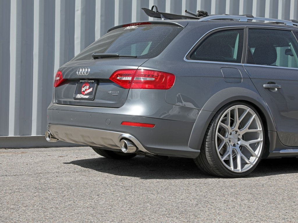 afe MACH Force-Xp 13-16 Audi Allroad L4 SS Cat-Back Exhaust w/ PolishedTips - Mammoth Racing -