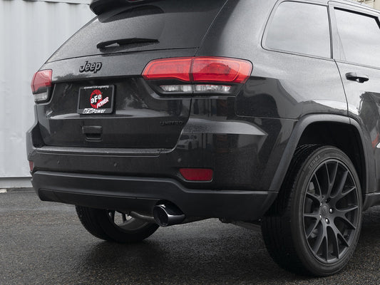 aFe Large Bore HD 3in 304 SS Cat-Back Exhaust w/ Polished Tips 14-19 Jeep Grand Cherokee V6-3.6L - Mammoth Racing -