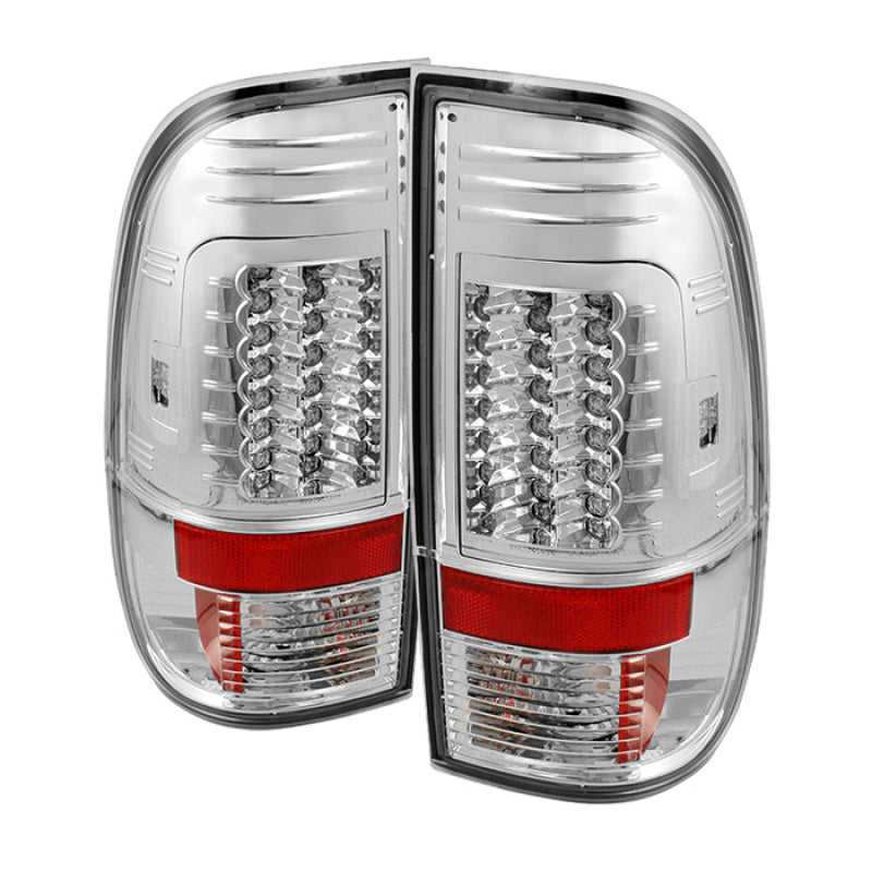 Spyder Ford F150 Styleside 97-03/F250 Version 2 LED Tail Lights Chrm ALT-YD-FF15097-LED-G2-C - Mammoth Racing -