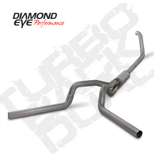 Diamond Eye KIT 4in TB DUAL SS: 99-03 FORD 7.3L F250/F350 - Mammoth Racing -