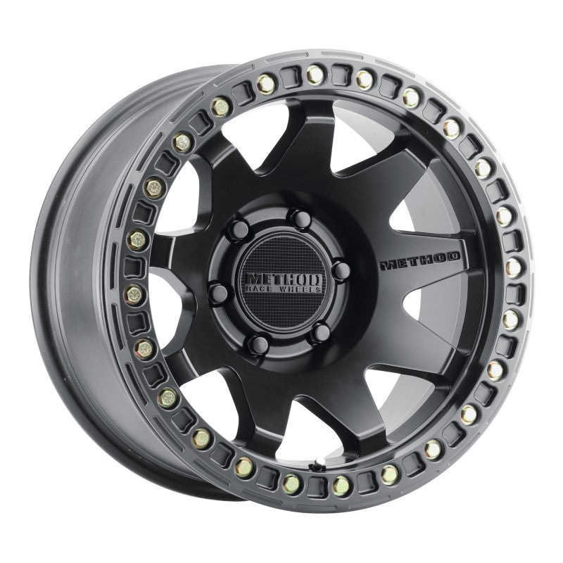 Method Mr108 17x9 -44mm Offset 6x5.5 106.25mm CB Matte Black w/BH-H24125-38 Wheel - Mammoth Racing -