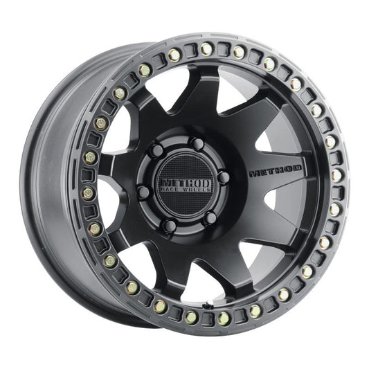 Method Mr108 17x9 -44mm Offset 6x5.5 106.25mm CB Matte Black w/BH-H24125-38 Wheel