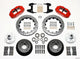 Wilwood Narrow Superlite 6R Front Hub Kit 12.88in Drill Red 74-80 Pinto/Mustang II Disc Spindle only - My Store