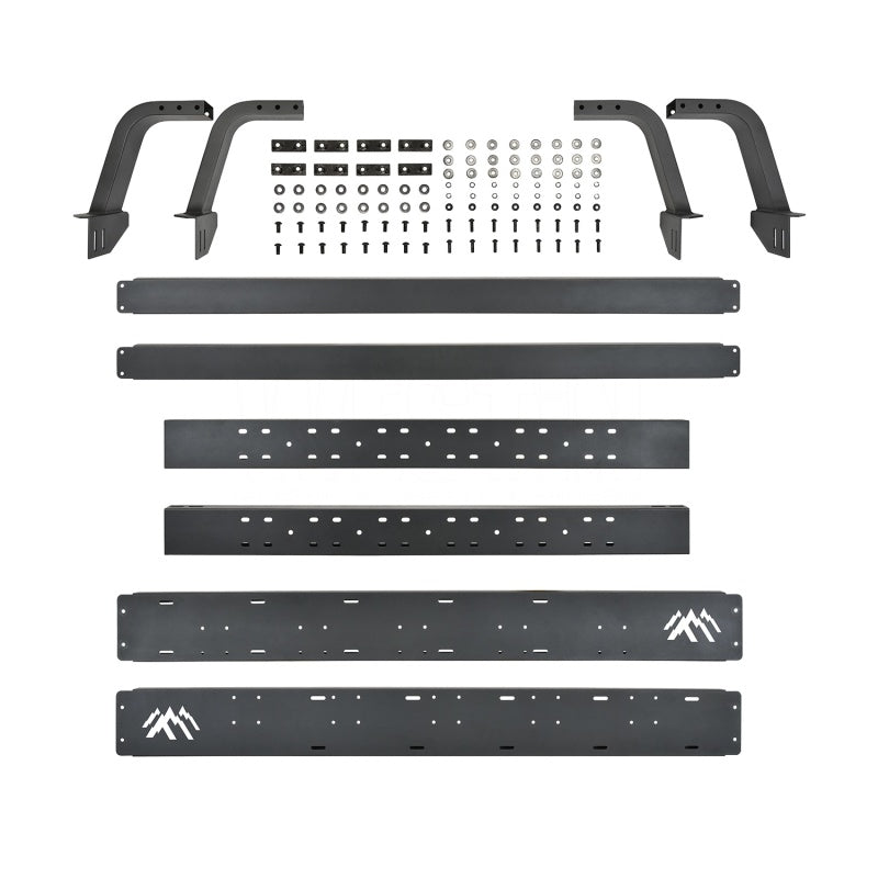 Westin 05-21 Toyota Tacoma 6ft Bed Overland Cargo Rack - Textured Black - Mammoth Racing -