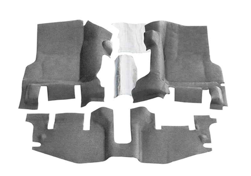 BedRug 97-06 Jeep TJ Front 3pc BedTred Floor Kit w/o Center Console - Incl Heat Shields (S/O Only) - My Store